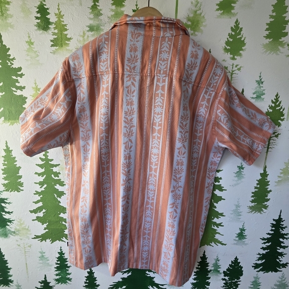 Dusty Rose RIP CURL TOPANGA VERT STRIPE SHIRT - Picture 2 of 10
